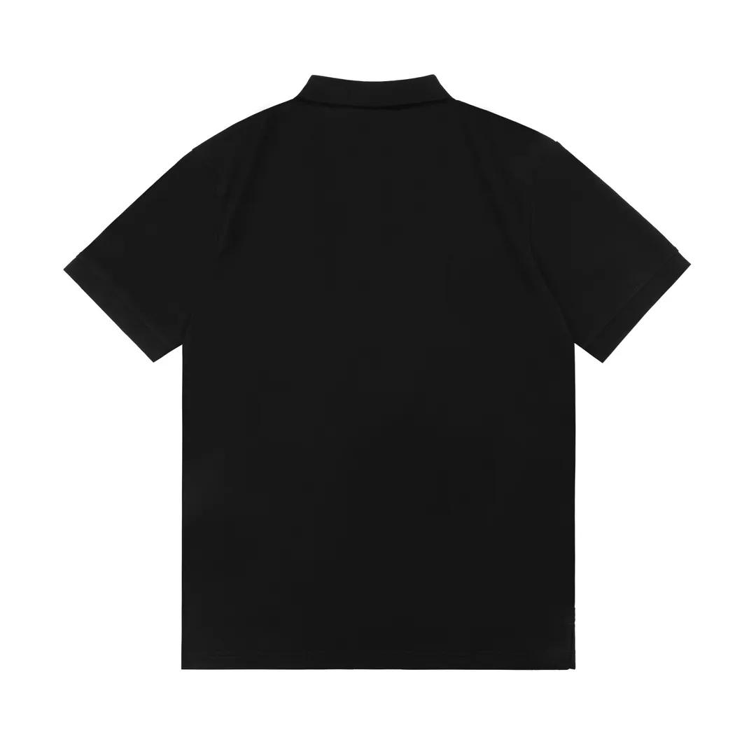 🅿️190 RALPH LAUREN 2025 new style classic polo embroidered little bee logo, same style for men and women, casual polo shirt ·Customized pique cotton fabric ·Imported Tajima machine embroidery technology ·Collar label, hangtag, main mark and three complete labels Color: black Size: M-XXXL